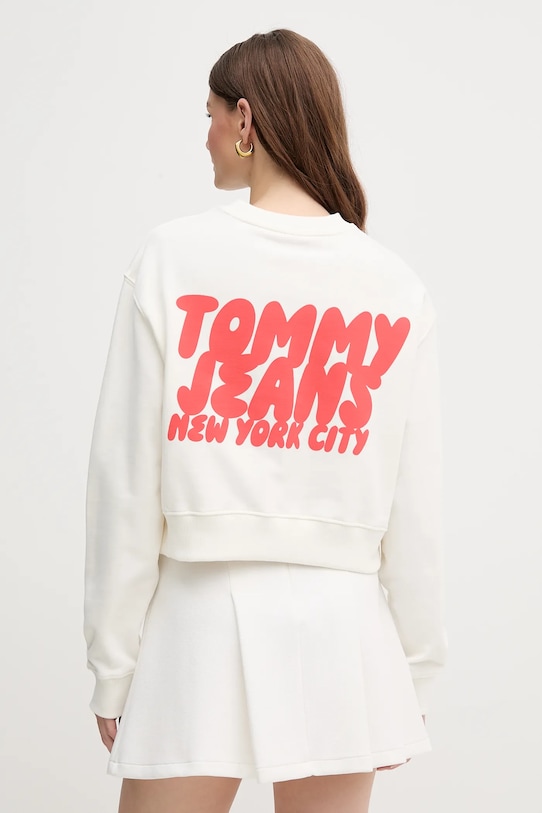 

Хлопковая толстовка Tommy Jeans, белый