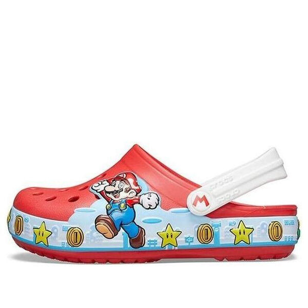 

Сандалии nintendo x classic lights clog 'fun lab - super mario' Crocs, красный