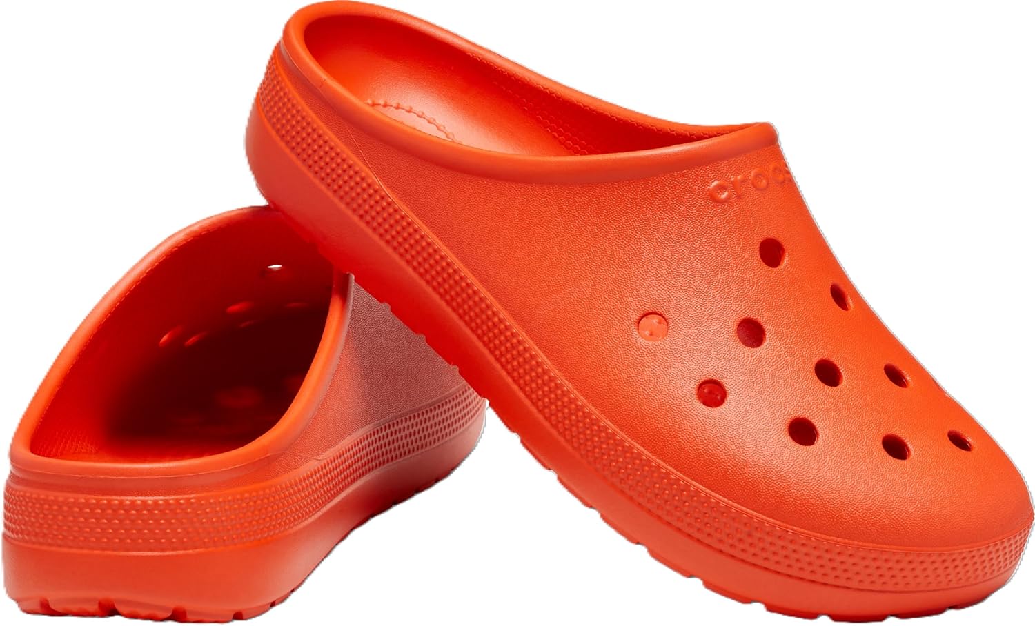 Крокс Унисекс Классические низкопрофильные сабо на шнуровке Crocs, Lava — фото 2