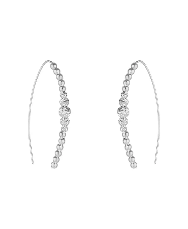 

Серьги из стерлингового серебра с бусинами Spero London, silver