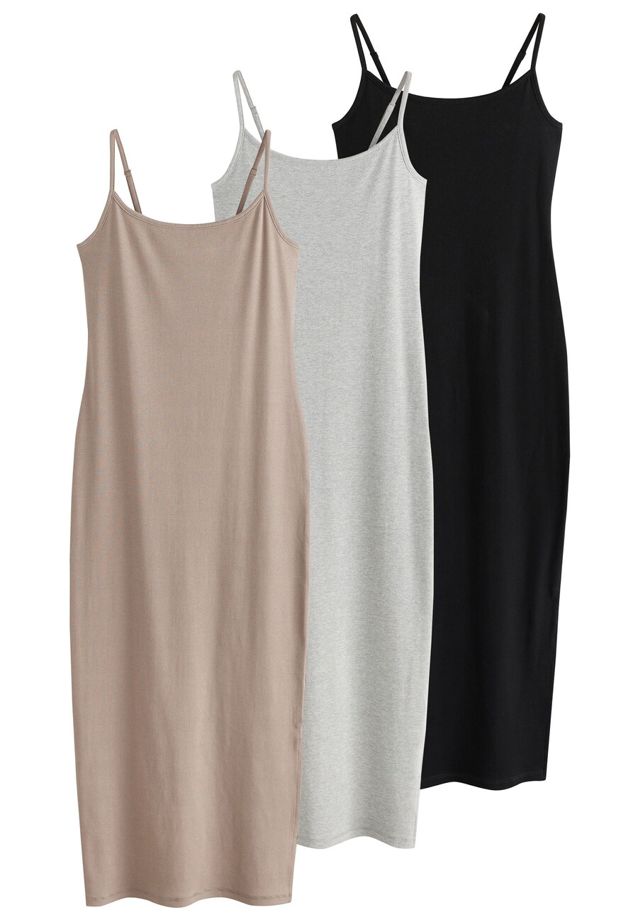 

Летнее платье The Set, цвет Beige/Grey/Black