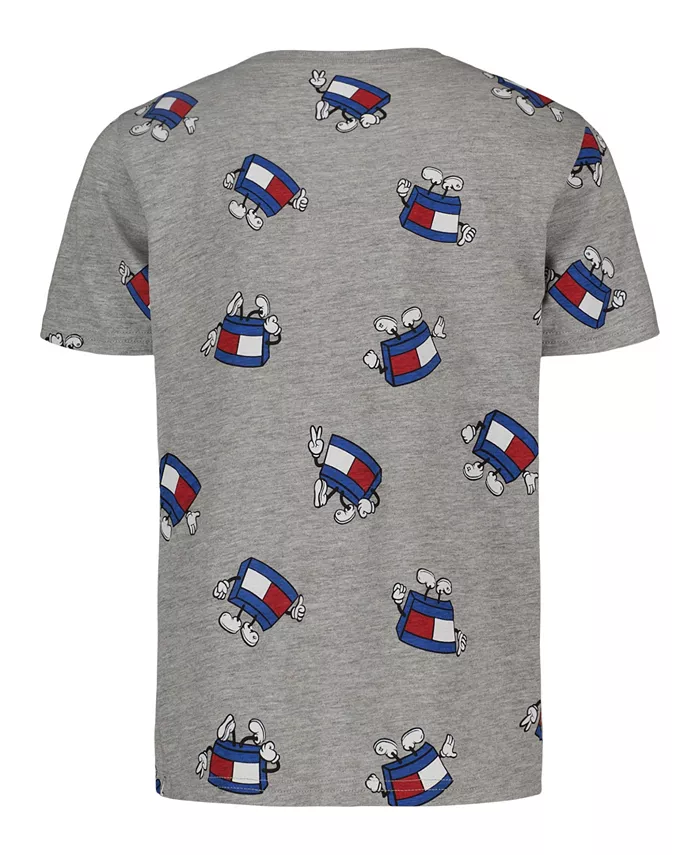 Футболка с принтом талисмана для малышей и мальчиков Tommy Hilfiger — фото 2