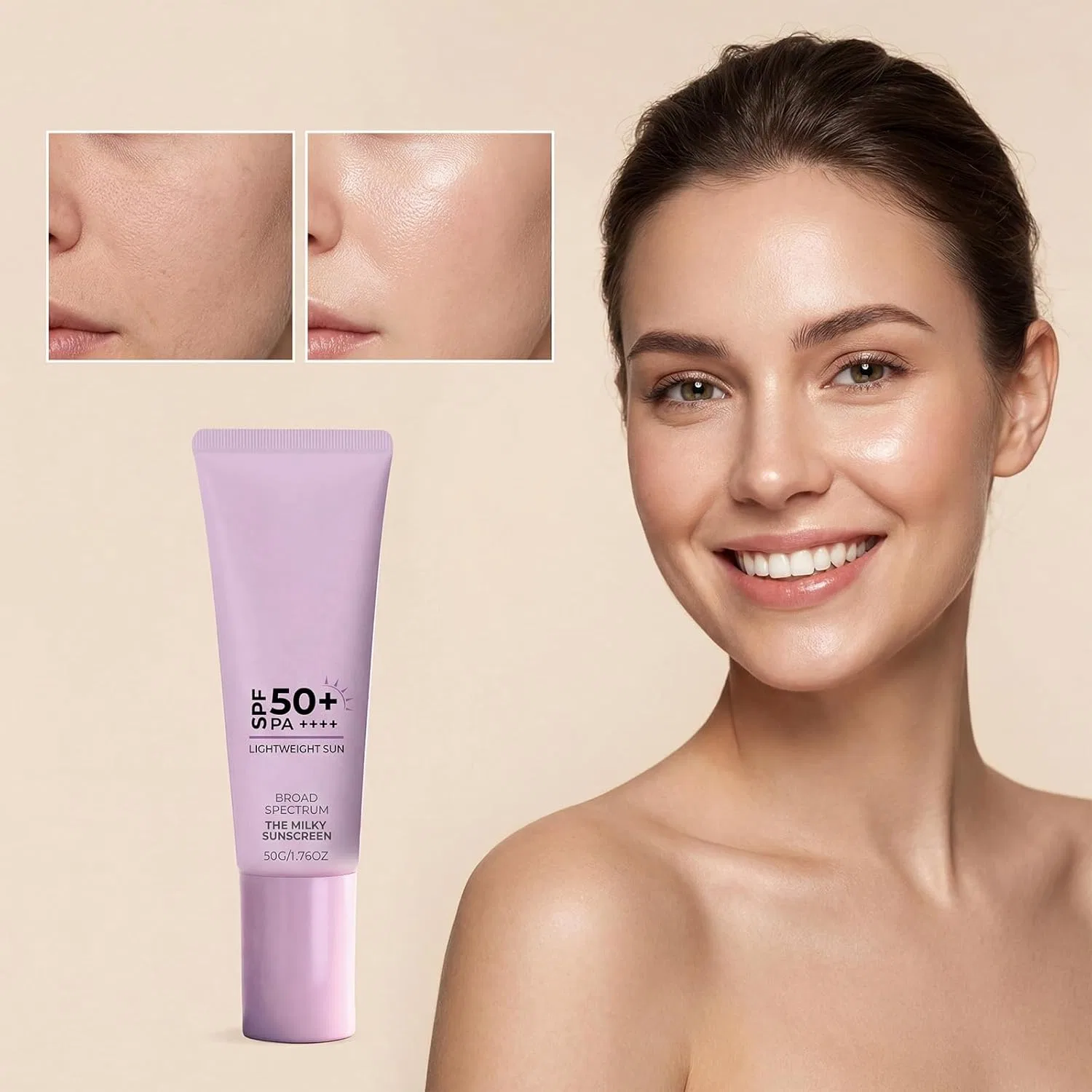 Солнцезащитный крем SPF 50 для лица и тела Generisch — фото 2