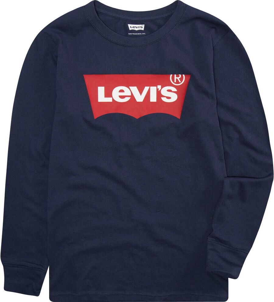 

Лонгслив Levi's Kids LEVIS KIDS REGULAR FIT SHIRT, темно-синий