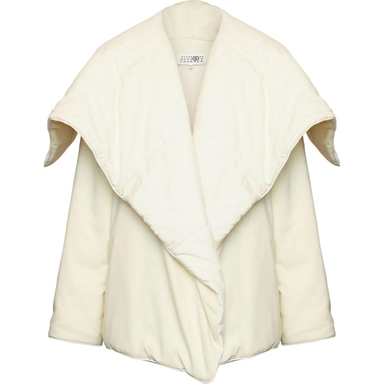 

Стеганая куртка женская светло-бежевая Mm6 Maison Margiela