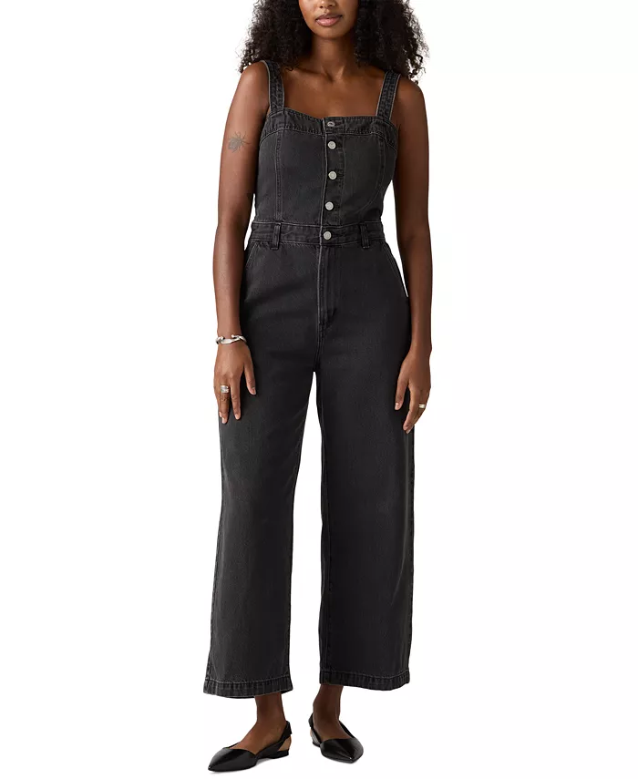 

Женский джинсовый комбинезон Drea Cotton Levi's, черный