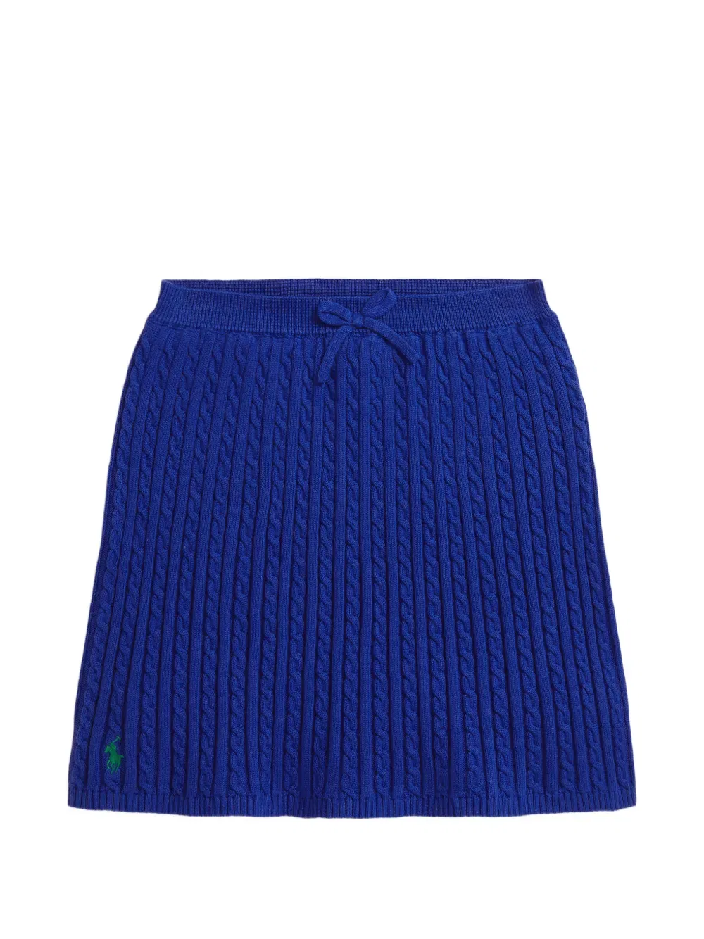 Юбка А-силуэта крупной вязки Polo Ralph Lauren Kids, синий