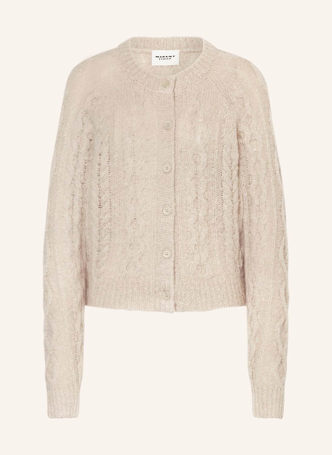 

Кардиган ery с мохером MARANT ÉTOILE, бежевый