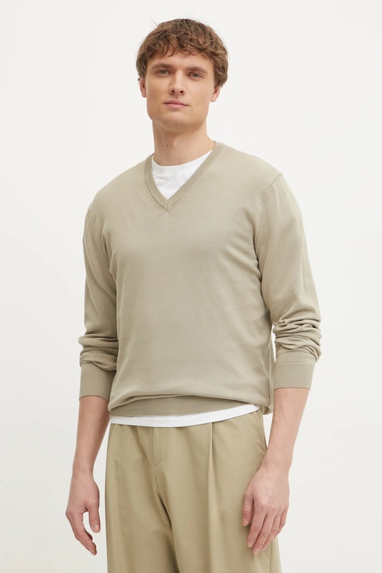 

Хлопковый свитер United Colors Of Benetton, зеленый