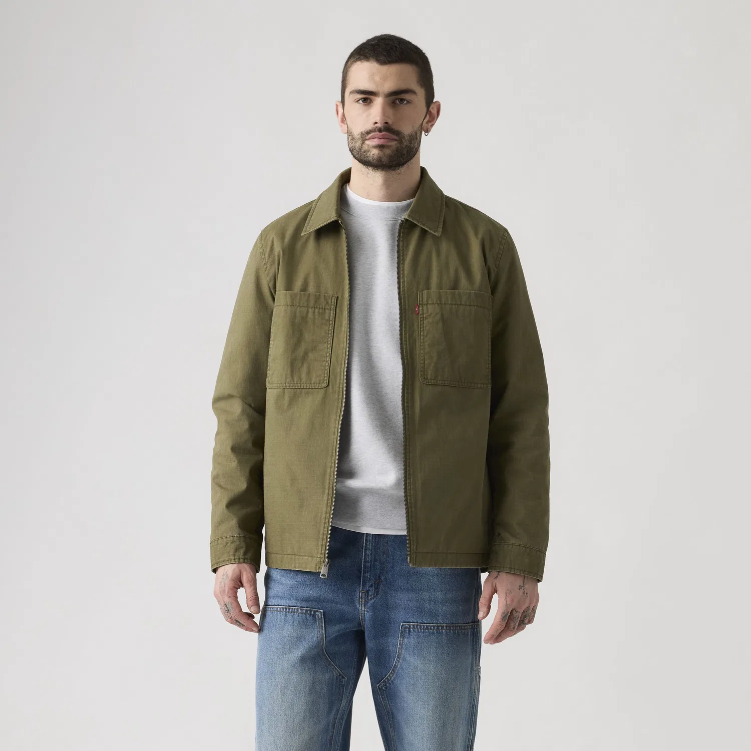 Военная рубашка Levi's, Green — фото 3