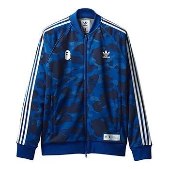 

Куртка xa bathing ape кроссовер adicolor series куртка Adidas, синий