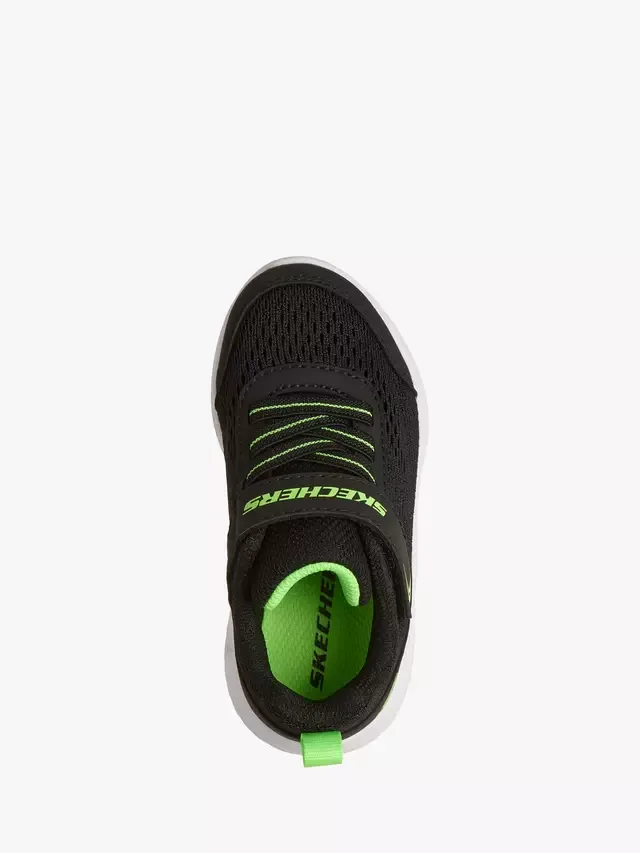 Детские кроссовки Bounder Riptape Mesh, черные Skechers — фото 3
