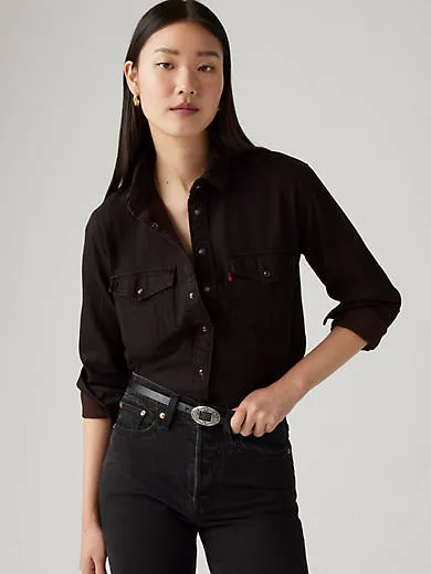 

Культовая джинсовая рубашка в стиле вестерн Levi's, фиолетовый
