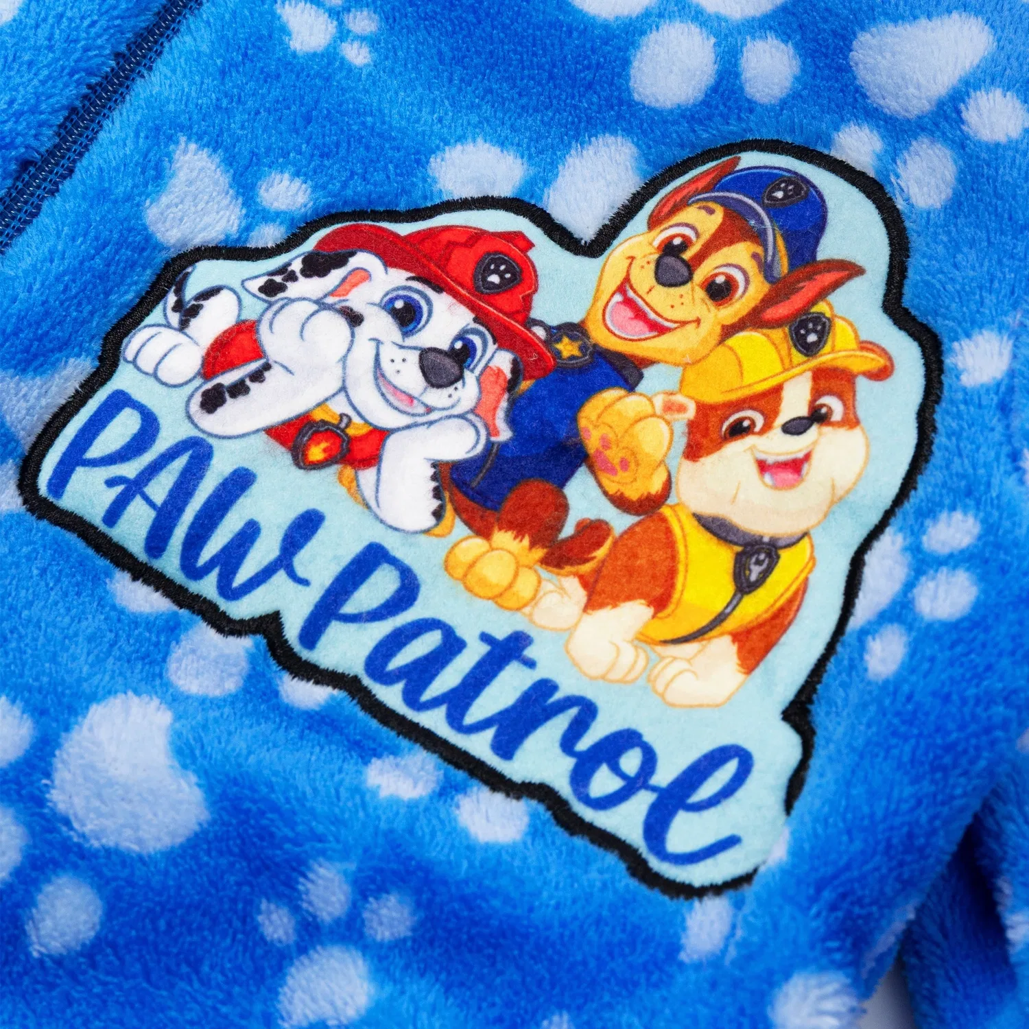 Пижама-комбинезон флисовая Paw Patrol, синий — фото 4