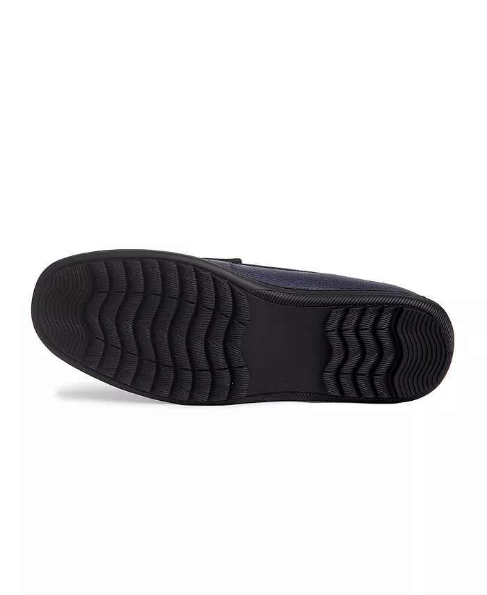 Мужские пенни лоферы John Street с технологией Hands-Free Slip On Marc Joseph New York, синий — фото 3