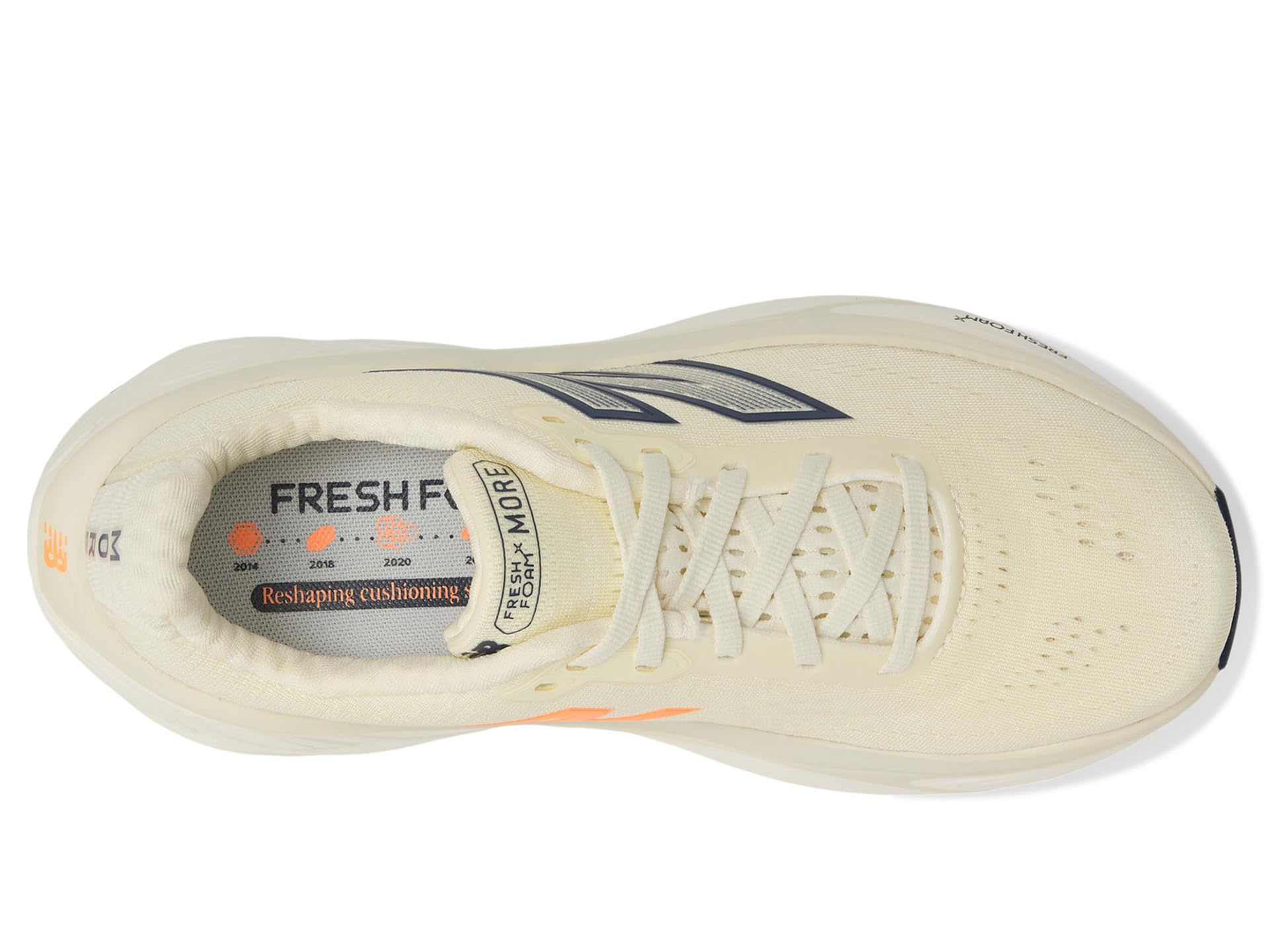 Кроссовки New Balance Fresh Foam X More V5, Angora/Sea Salt/Hot Mango — фото 2
