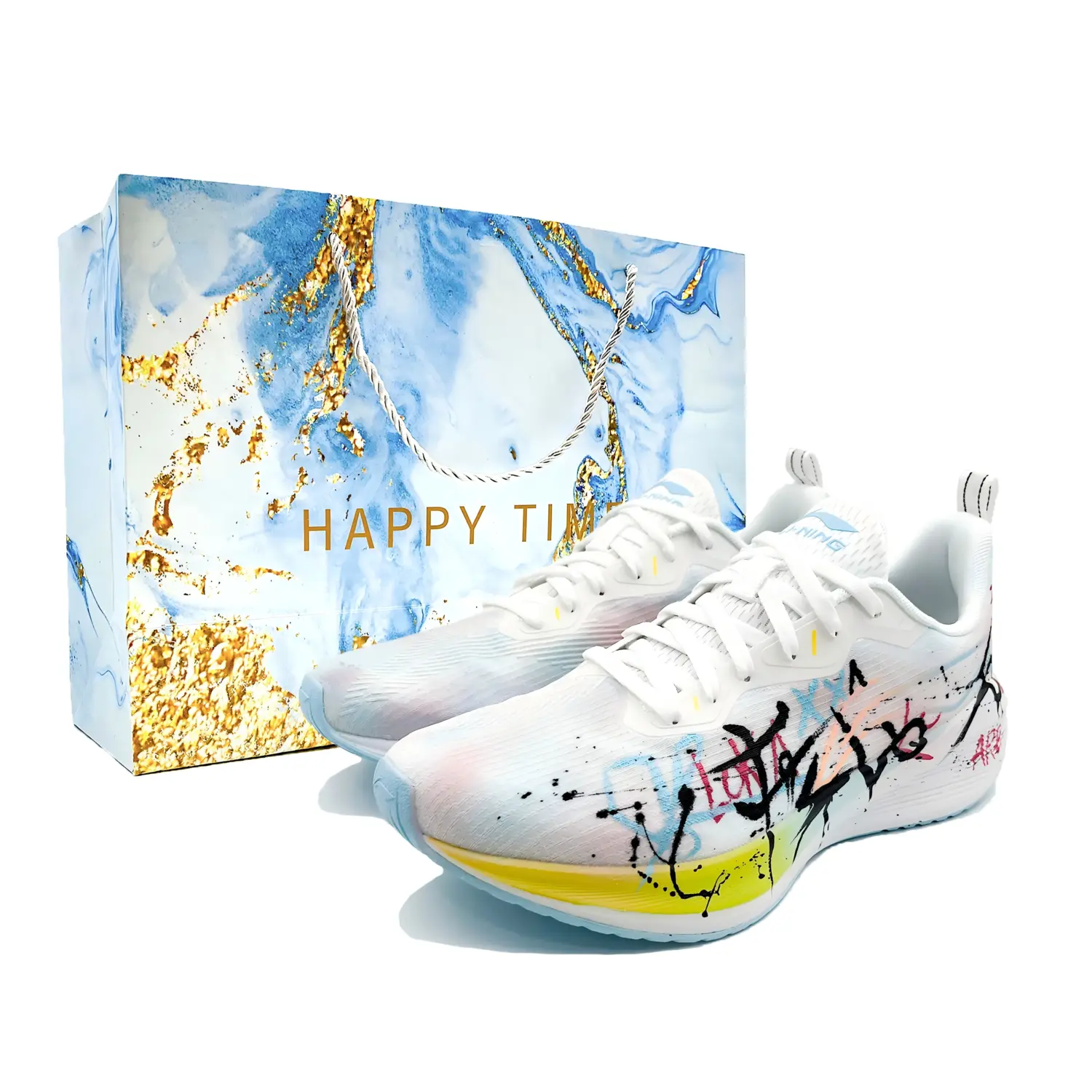 

LINING Кроссовки для бега Wuyue Breathable Support Low Top, мужские, синие, черные, красные