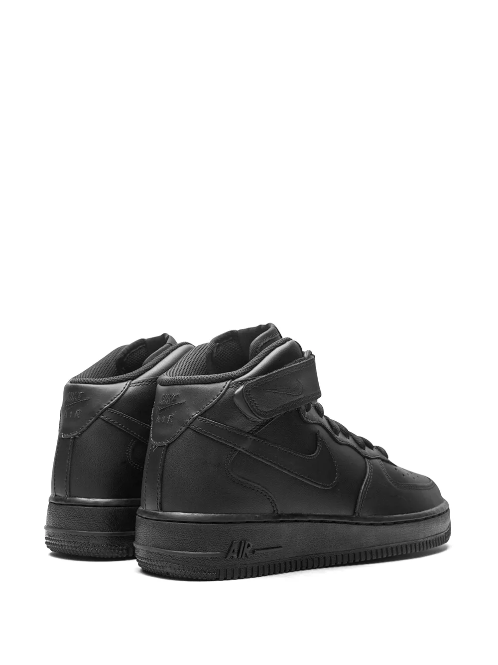 Кроссовки Air Force 1 Mid '07 2021 Release Triple Black Nike, черный — фото 3