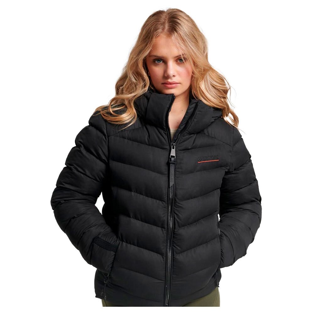 

Куртка Superdry Microfibre Padded, черный