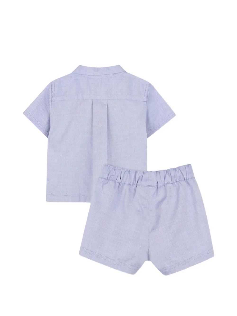 Рубашка с воротником на пуговицах Boss Kidswear, синий — фото 2