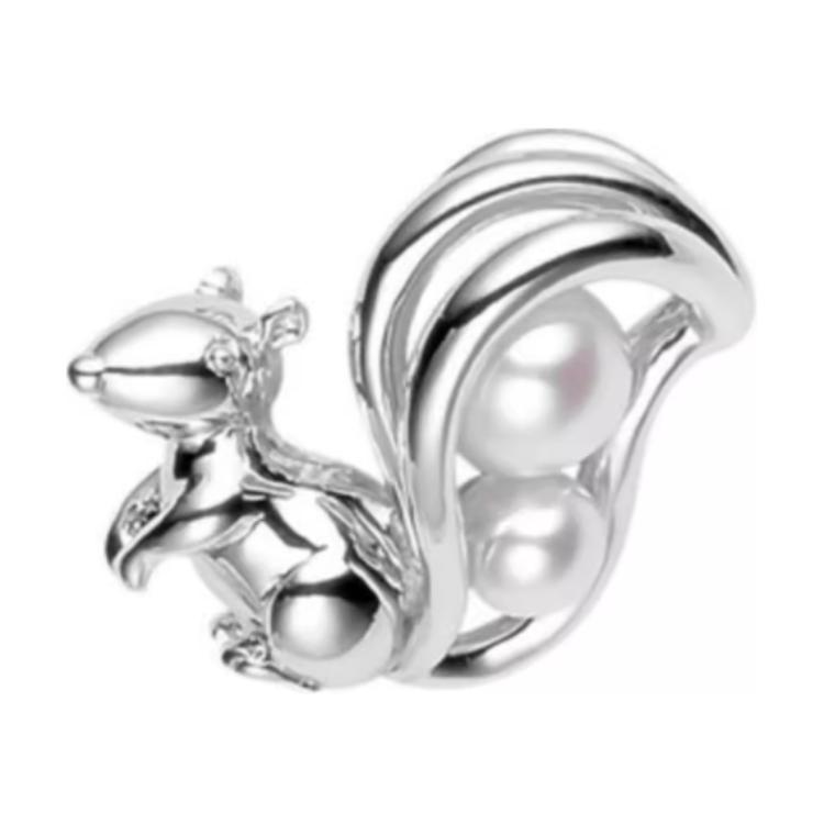 

MIKIMOTO Серебряная жемчужная брошь Silver Pearl для женщин