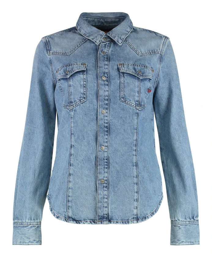 

Джинсовая рубашка De-Waves Diesel, синий