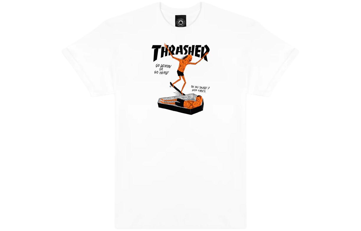 

Thrasher Футболка унисекс белые