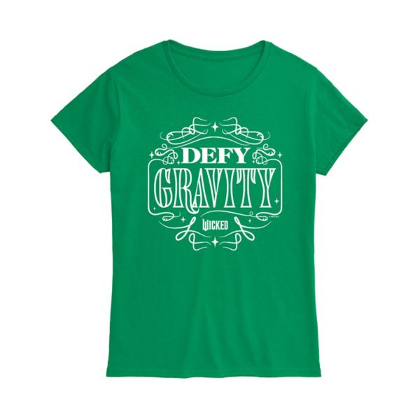 

Женская футболка Wicked Defy Gravity Licensed Character, зеленый