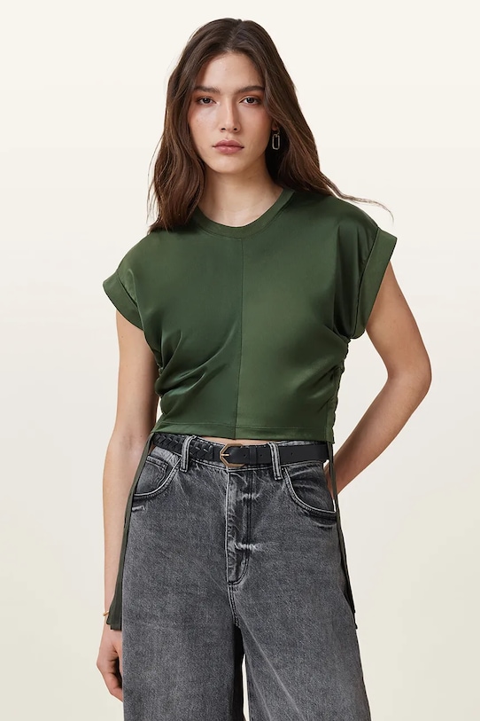 

Блузка MIRA из сатина Allsaints, зеленый