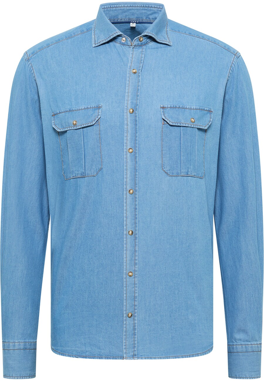 

Рубашка делового покроя Regular Fit ETERNA, светло-голубой