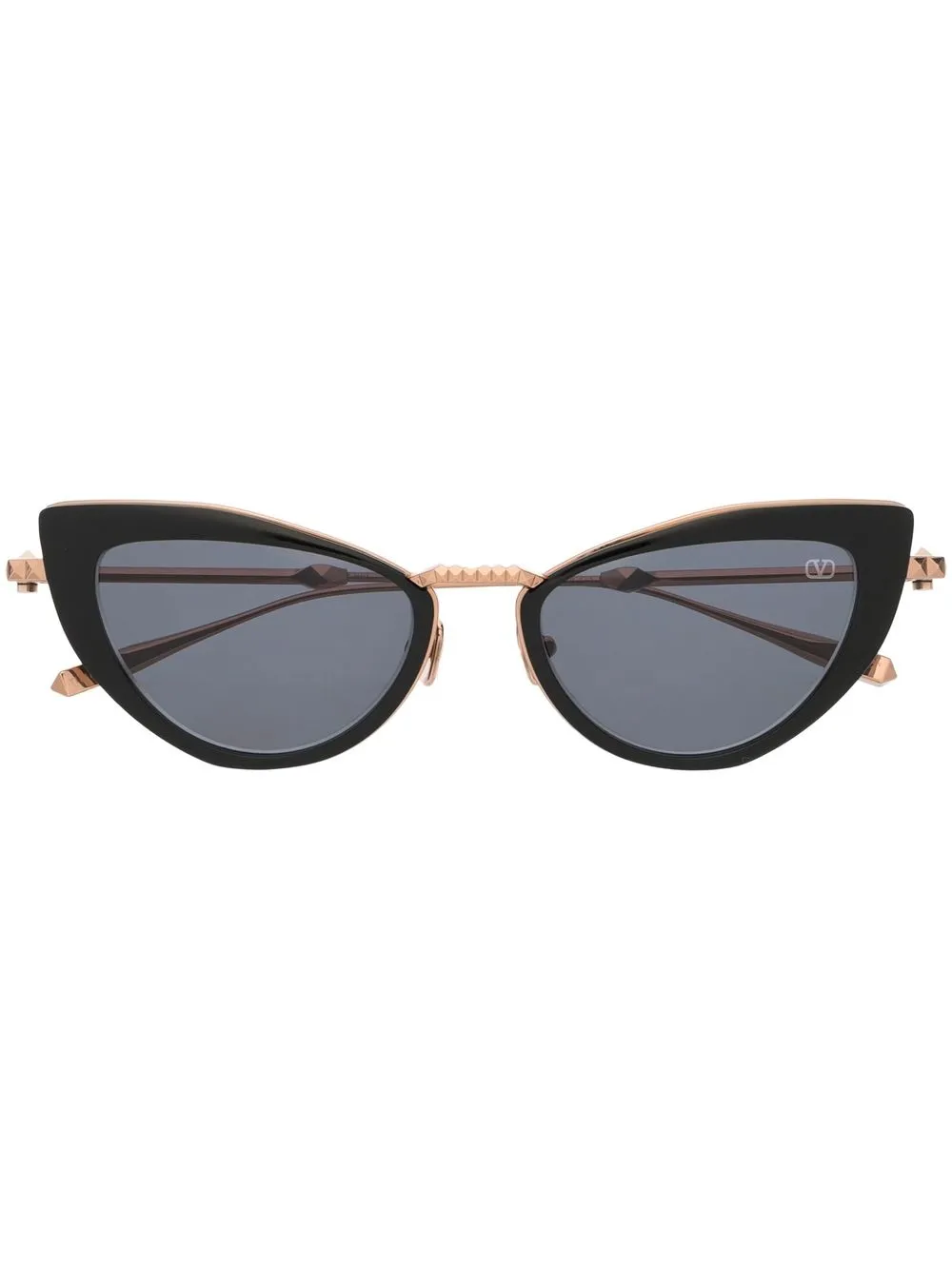 

Солнцезащитные очки Rockstud в оправе 'кошачий глаз' VALENTINO GARAVANI EYEWEAR, золотой