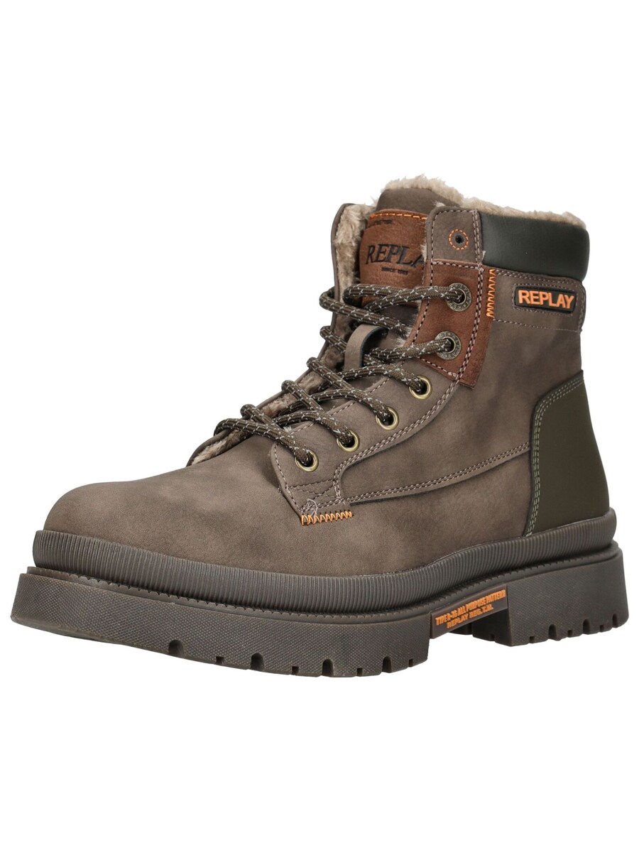 

Ботинки на шнуровке REPLAY, Dark brown