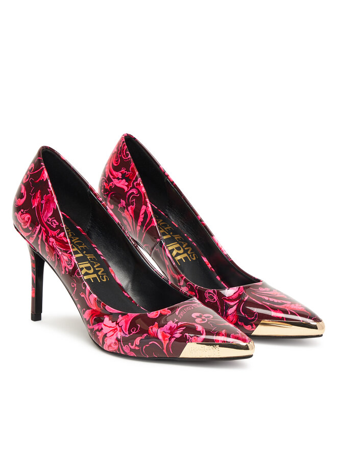 Туфли на высоком каблуке 79VA3S50 ZS366 Versace Jeans Couture, красный — фото 2
