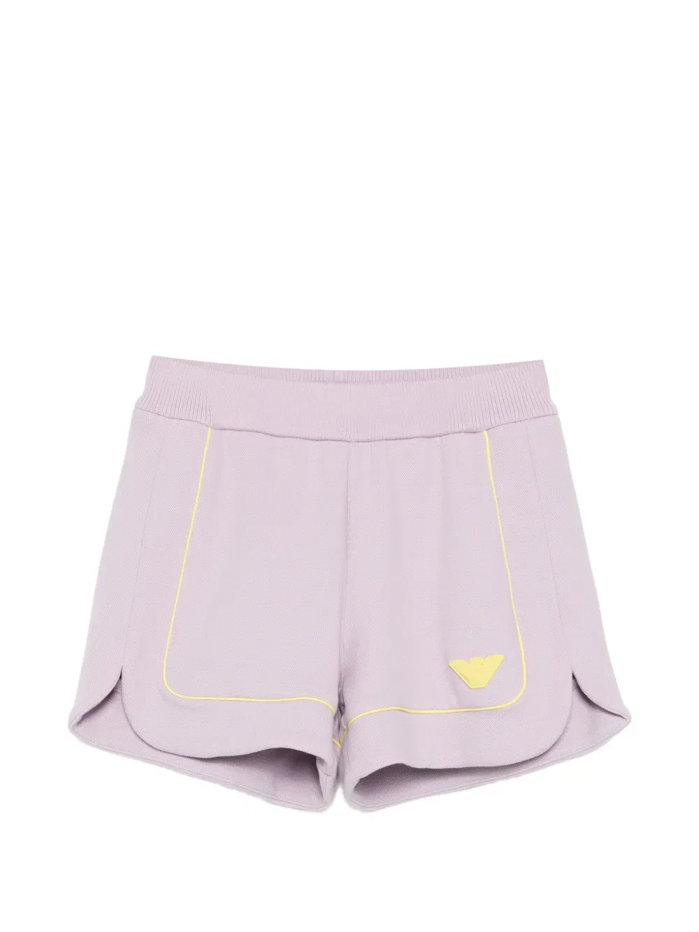 Шорты с тисненым логотипом Emporio Armani Kids, фиолетовый
