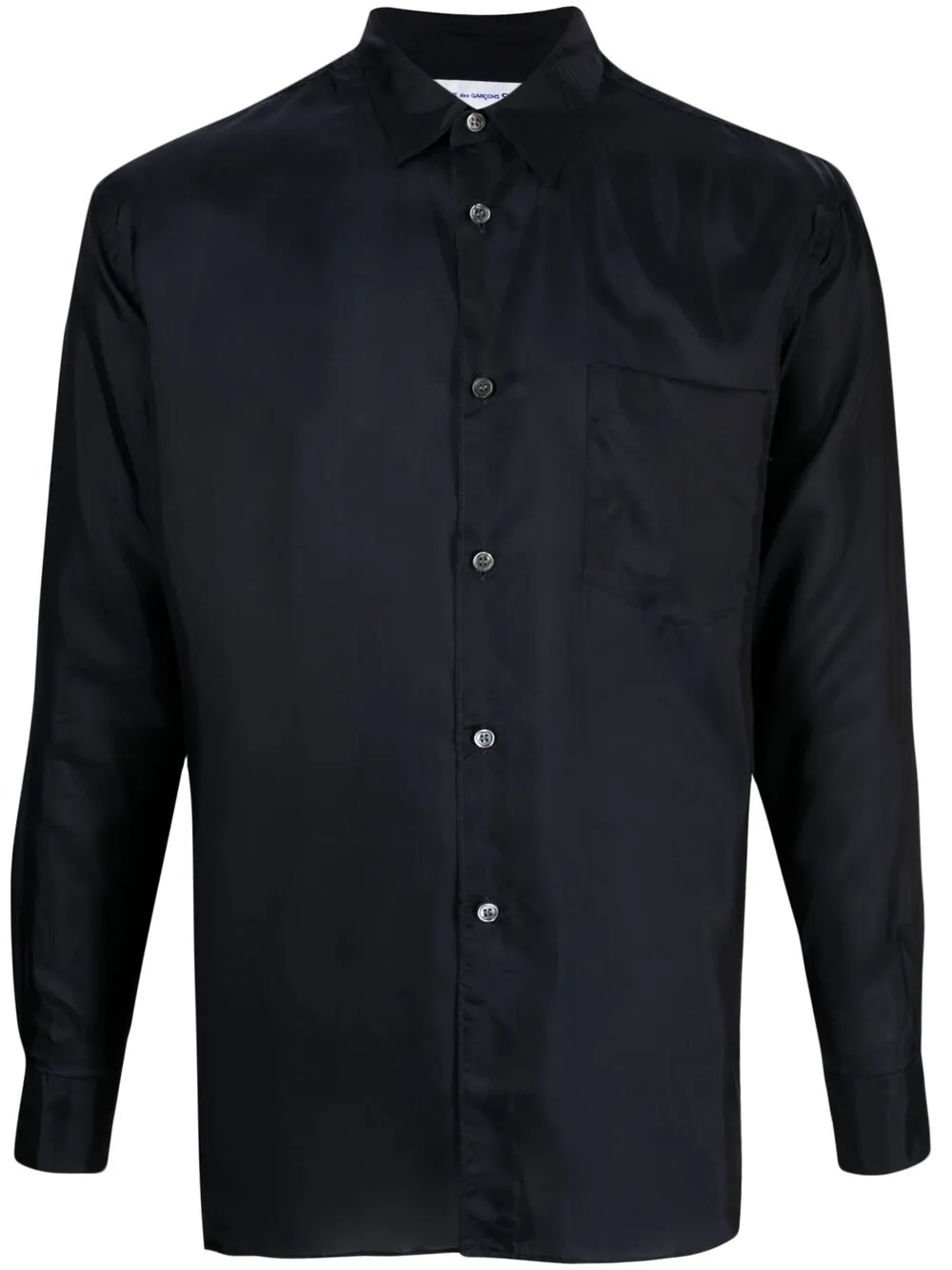 

Рубашка с заостренным воротником и длинными рукавами Comme Des Garçons Shirt, синий