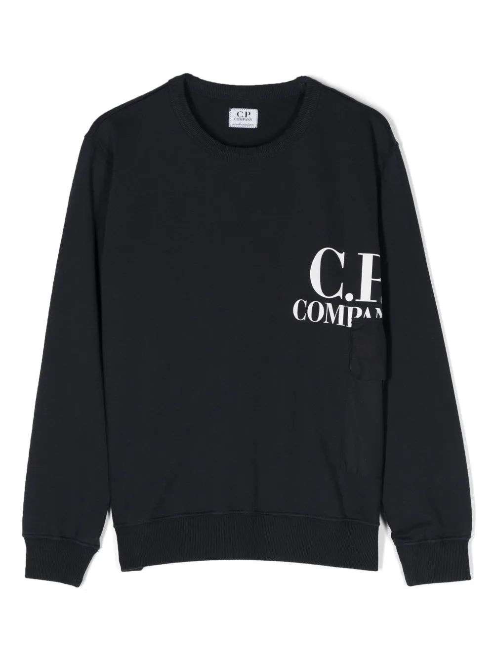 

Толстовка с логотипом C.P. Company Kids, синий