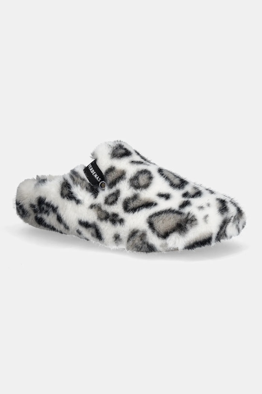 Тапочки York Fur Leo Verbenas, белый