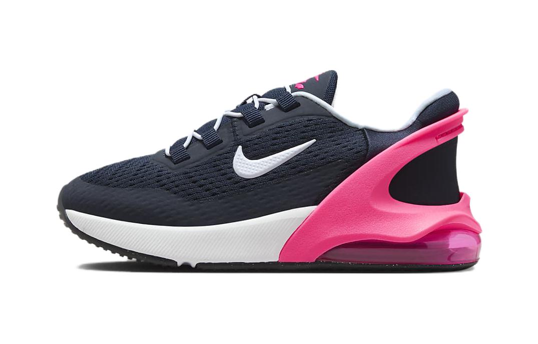 

Nike Кроссовки Air Max 270 с амортизацией, износостойкие, низкие, детские, черно-розовые, для детей от 3 до 7 лет