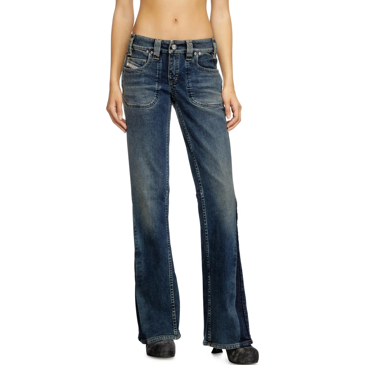 Джинсы D-resh-re bootcut DIESEL, Medium Blue — фото 4