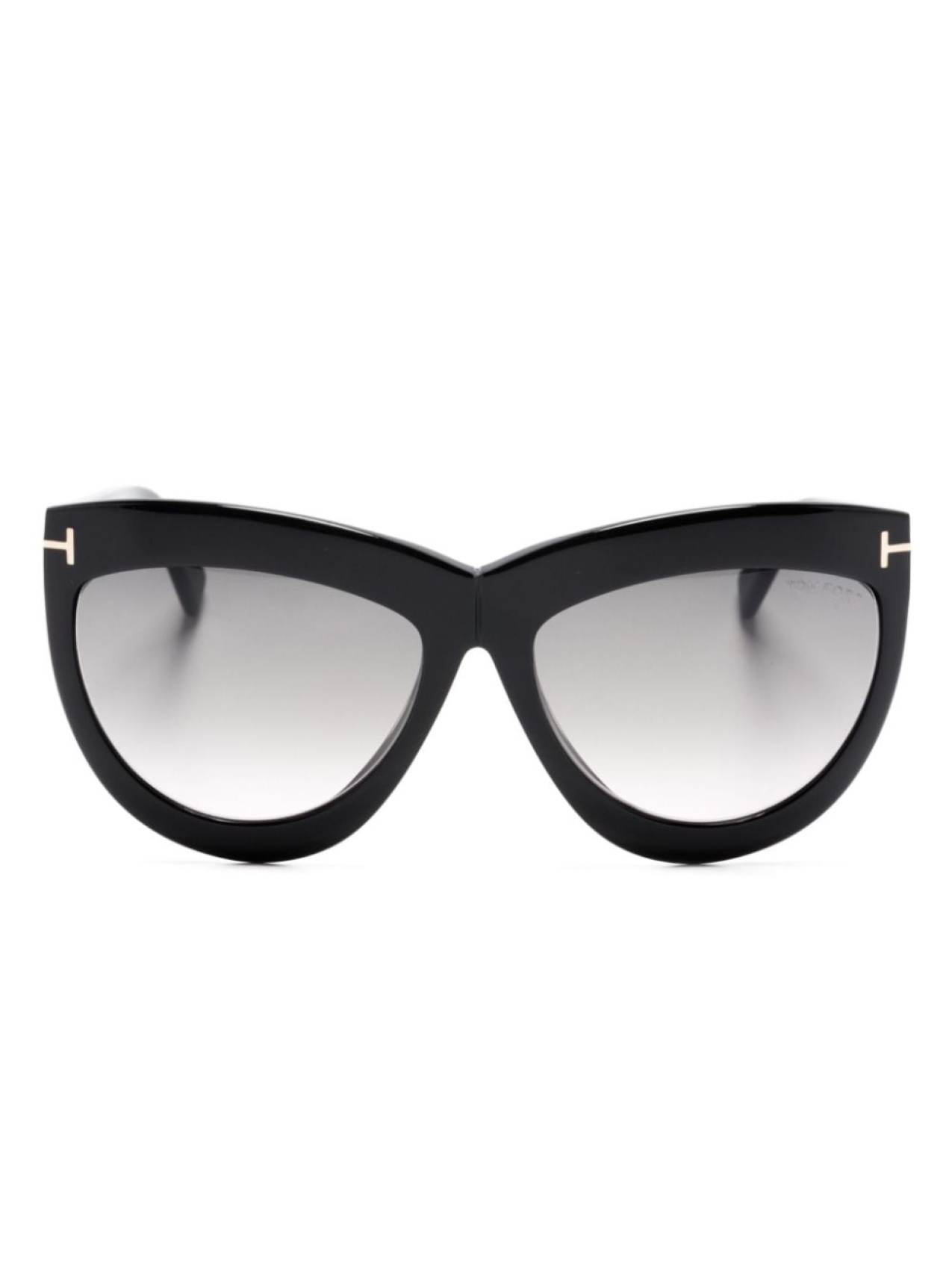 

TOM FORD Eyewear солнцезащитные очки Doris в массивной оправе, черный