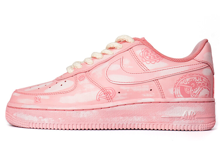 

Кроссовки Nike Air Force 1 Skateboard Shoes Unisex Low-Top Pink White