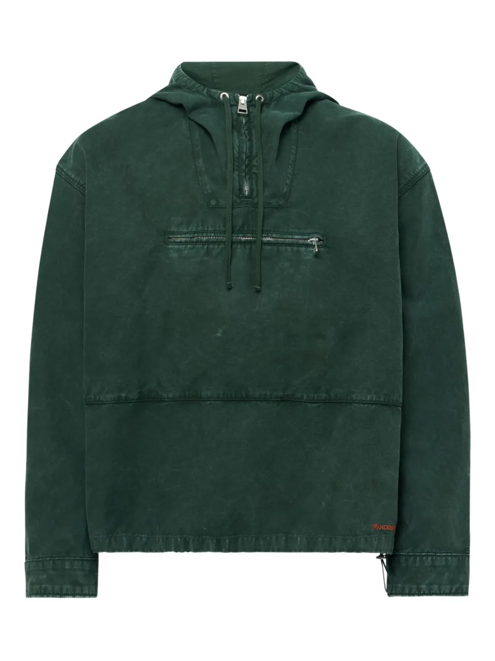 

Куртка с капюшоном и кулиской JW ANDERSON, зеленый