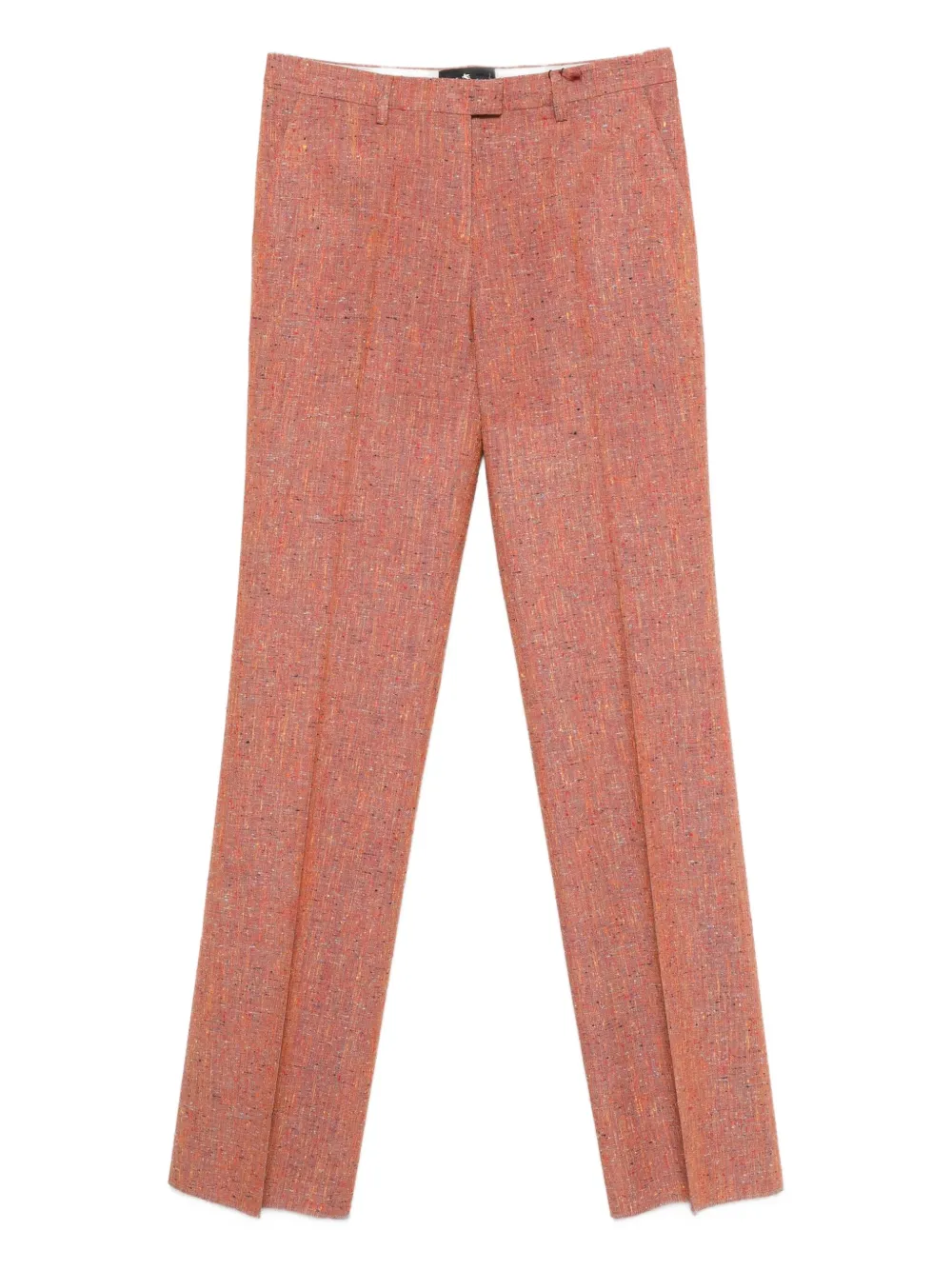 

Твидовые брюки в мелкую точку ETRO, красный