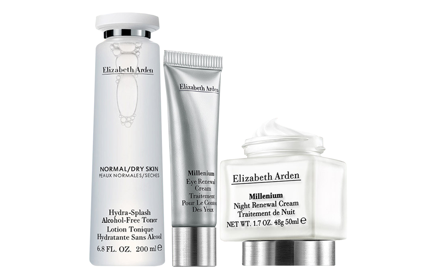 

Elizabeth Arden Yilishabaiyadun серебряный набор для увлажняющего ухода за кожей успокаивающий гидратирующий 200мл+15мл+50мл