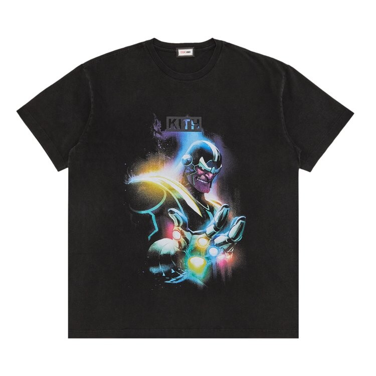 

Футболка Kith x Marvel Mad Titan Vintage Tee, черный