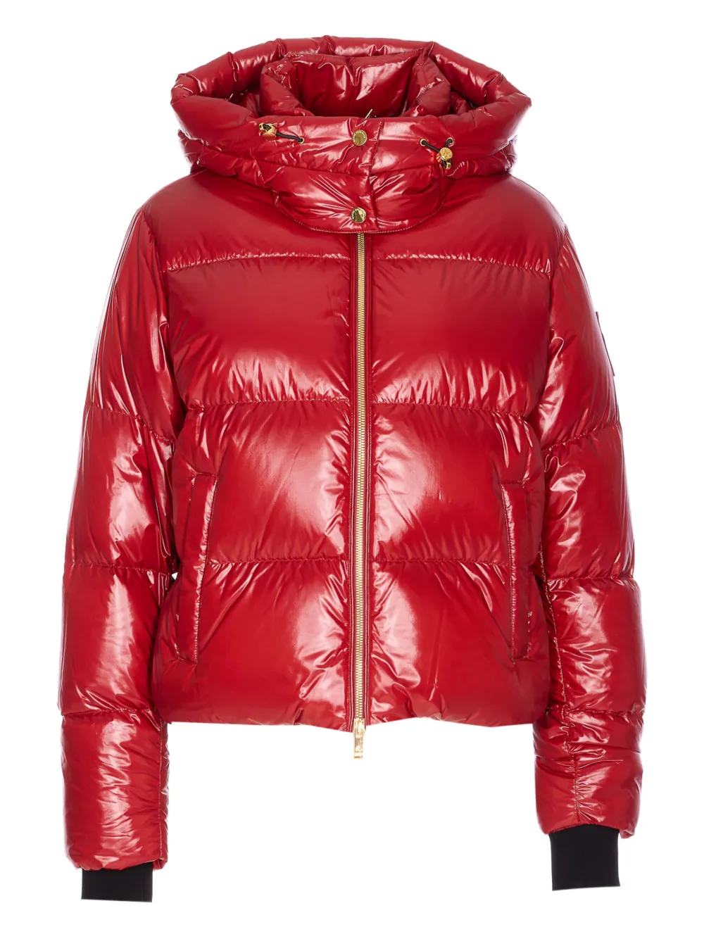 

Стеганая куртка со съемным капюшоном Moose Knuckles, красный