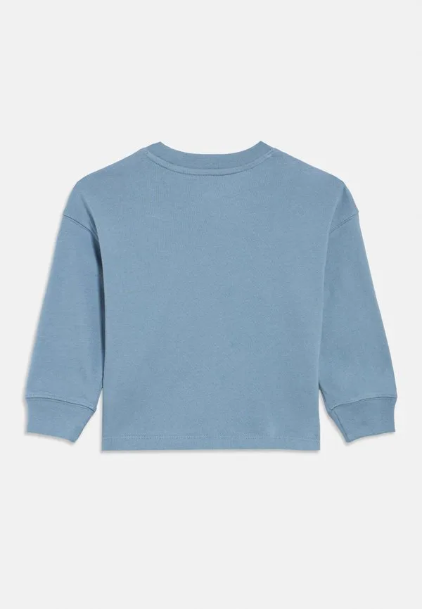 Детская футболка с длинными рукавами и логотипом динозавра. Gap, Classic Jasper Blue — фото 2