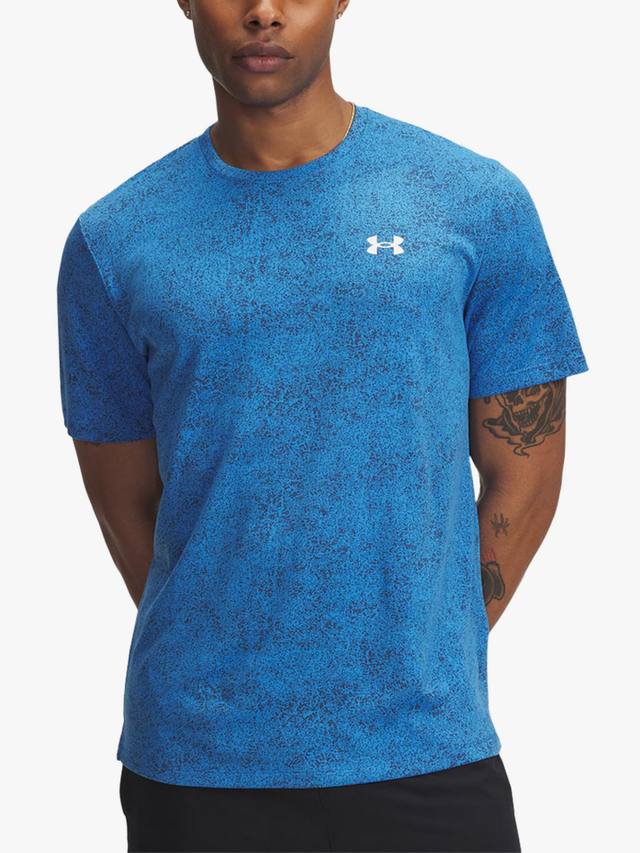 

Футболка Tech Pixelate с коротким рукавом Under Armour, Blue Atlantis/White