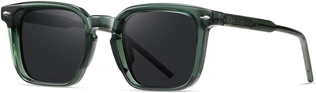 

Ретро-модные поляризованные солнцезащитные очки для женщин и мужчин, классический винтажный стиль, защита от УФ-излучения UV400, для активного отдыха VFDHN, Green Black