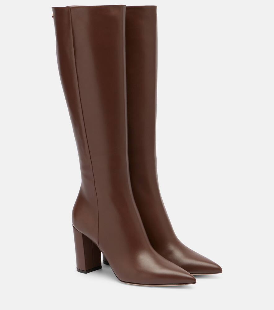 Ботинки Lyell 85 из кожи Gianvito Rossi, Brown